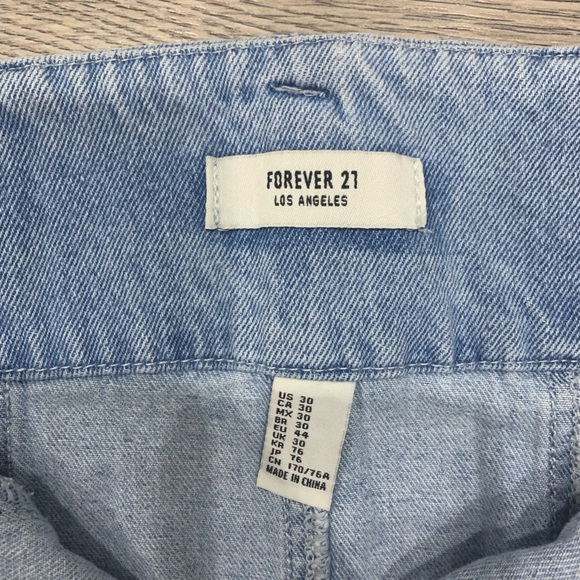 Forever 21 Denim Mini Skirt - Picture 3 of 6